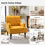 Fauteuil capitonné en velours avec garniture cloutée 28,5 po Jakub -623333510