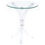 Table d'appoint en verre trempé Bailey