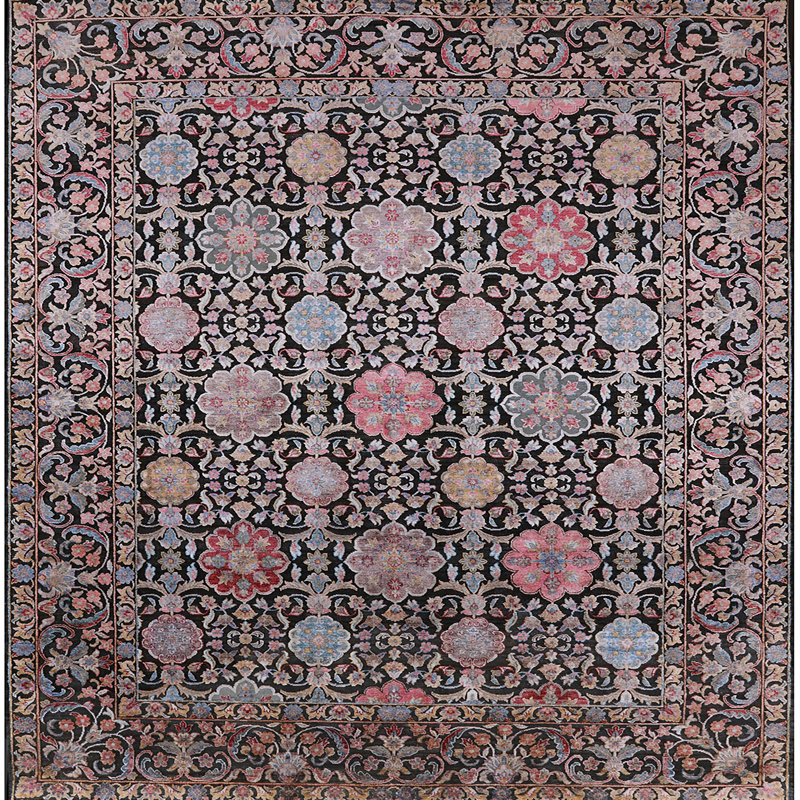 Thorfin Oriental Indoor Rug, Square 5'