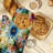 Vibrant Flower Windows Oven Mitt Cotton Twill