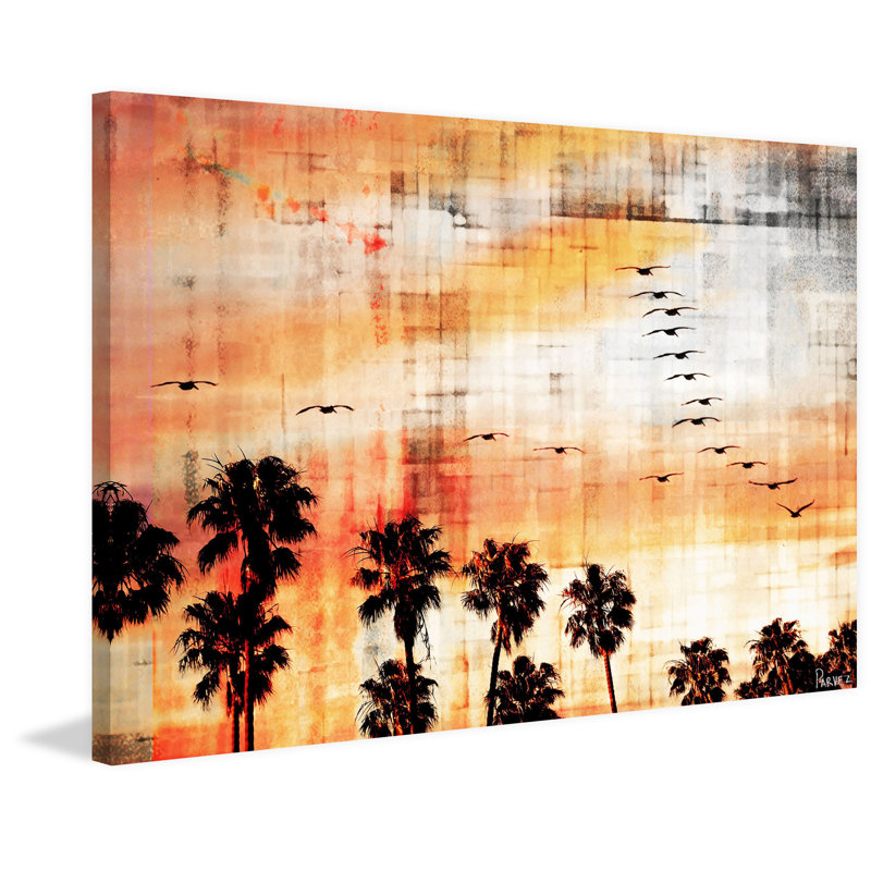 « ocean trails » par parvez taj,-impression sur toile tendue, 40 po x 60 po