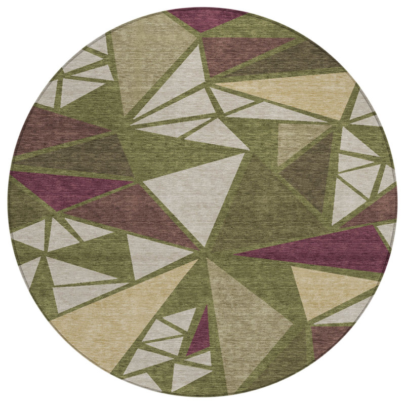 Tapis rond 8 po