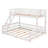Twin XL Over Queen Bunk Bed With Ladder-1254671885