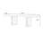 Gray Rectangular Solid Wood Dining Table-595639371