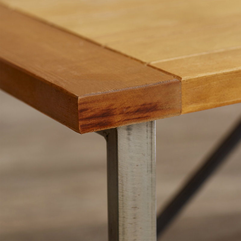 Solid Wood Top Coffee Table