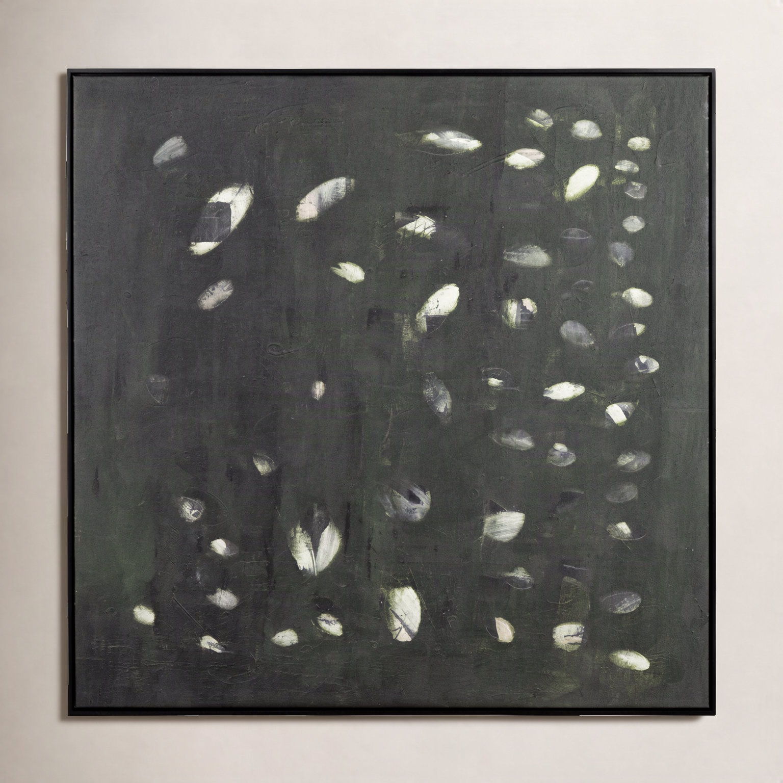 Eloi "Verde Oculus" Painting by Jamie Beckwith, 40" H x 40" W