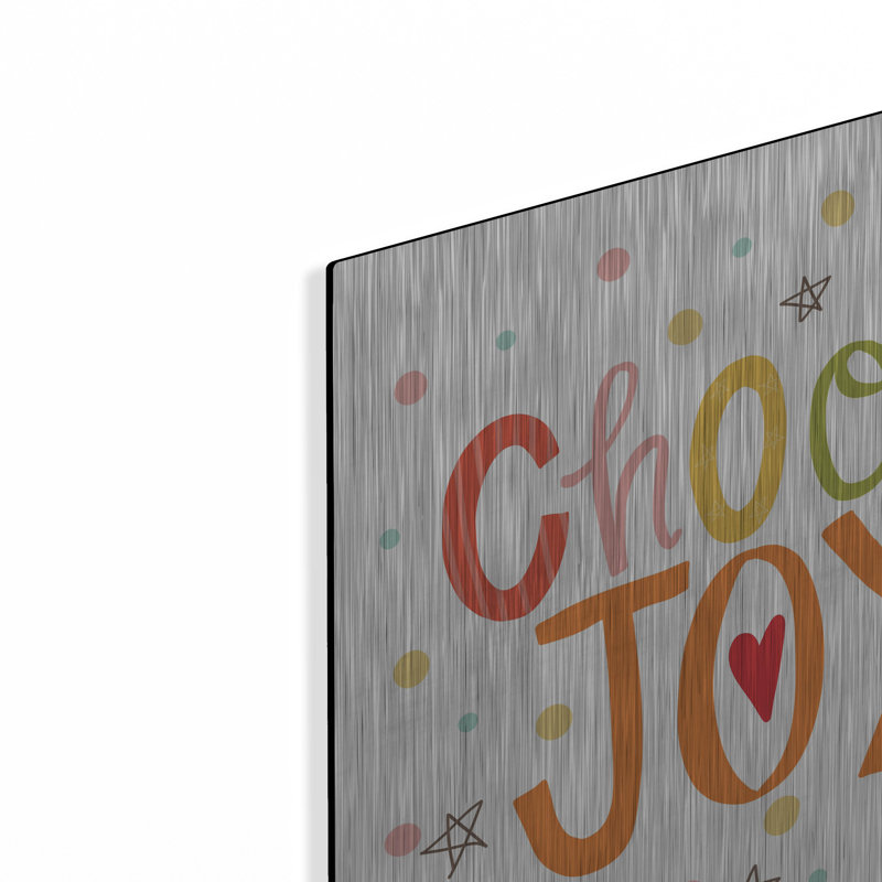 «Choisissez la joie» par Lisa Larson, H 12 po x l 12 po