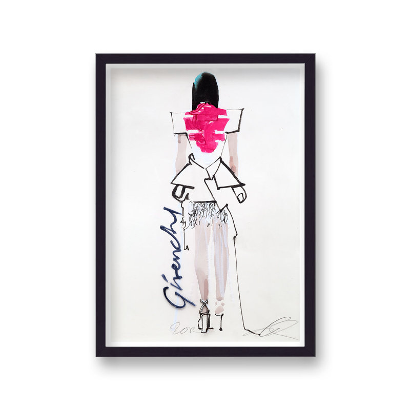 David Downton Givenchy Couture - Single Picture Frame Print