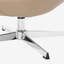 Fauteuil d'appoint pivotant en chenille