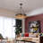 6-Light Dimmable Crystal Chandelier