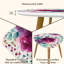 Ensemble de 2 tables basses gigognes Triangle