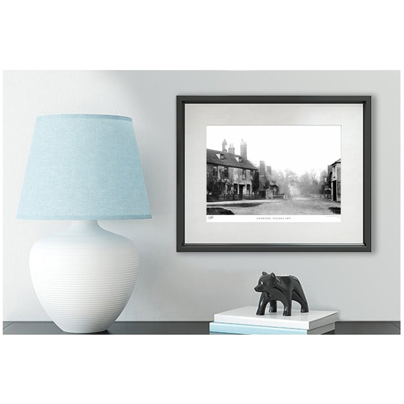 Chawton, Village 1897 by Francis Frith - Single Picture Frame Print, 40cm H x 50cm W x 2.3cm D