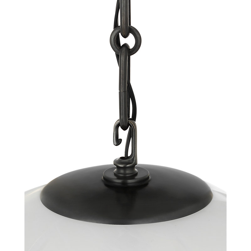 Aerin 1 - Light Pendant, Bronze, 15.5" H x 13" W x 13" D