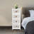 Mayley 4 Drawer Stackable Drawer with Locking Wheels