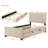 Velvet Upholstered Platform Bed with Trundle-106492948-112511388