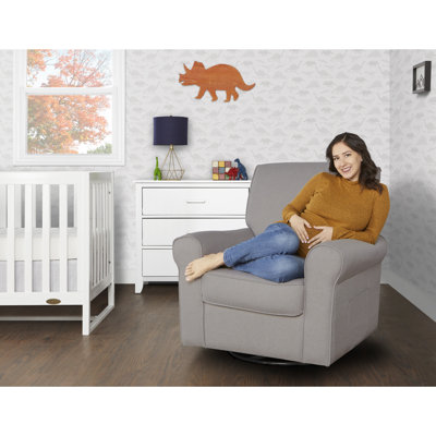Upholstered Swivel Glider