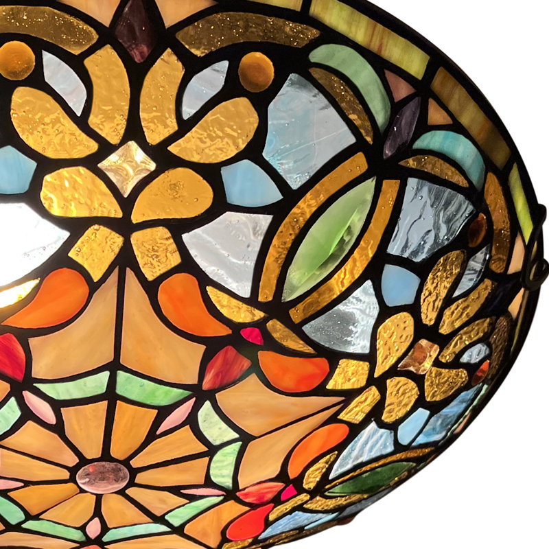 Tiffany Glass Flush Mount