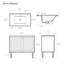 Meuble-lavabo autoportant en chêne noir avec plateau 33 po Classe Class-1363476232-1363476233-1407516754