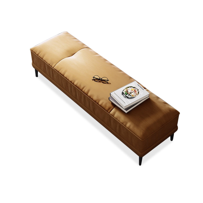 Long banc en tissu Ginger, Gingembre