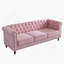 Canapé Chesterfield en velours de 84,65 pouces pour le salon