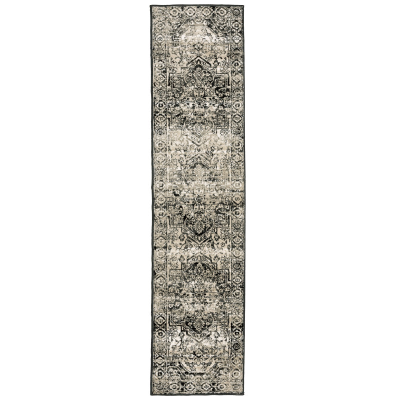 Flori Oriental Indoor Rug, Runner 1'10" x 7'6"