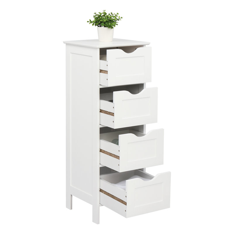 Abiyah Freestanding Linen Cabinet