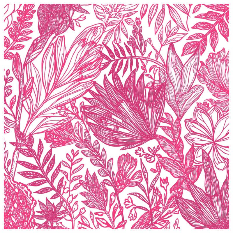 Tapis de bain rose, L 34 po x L 21 po