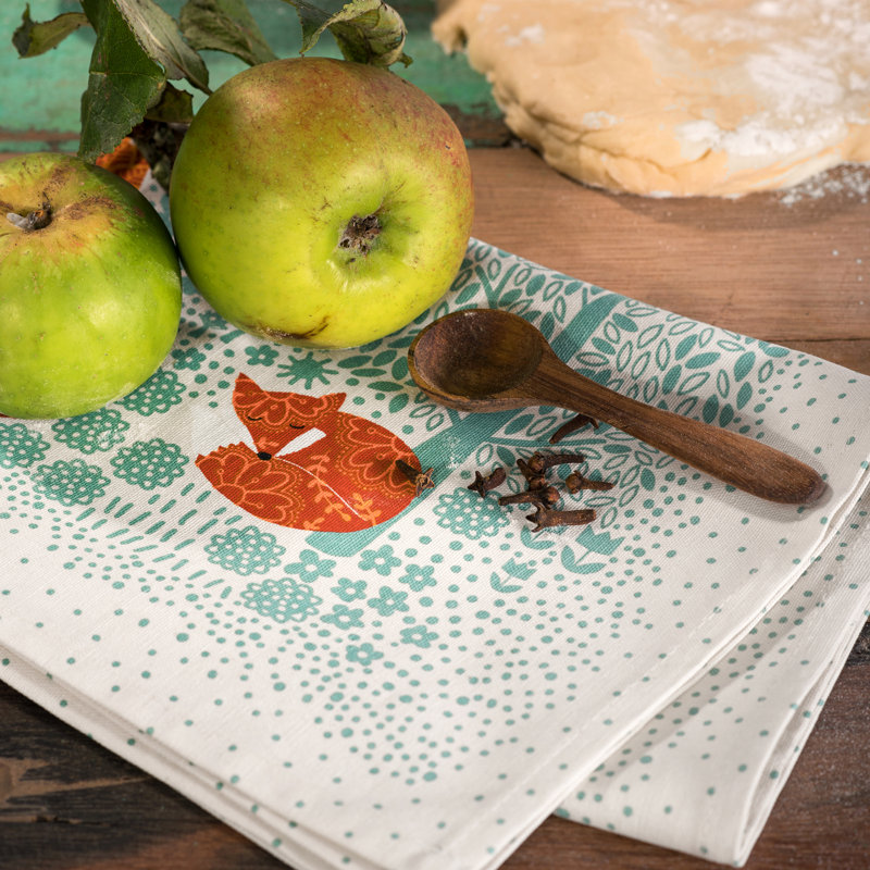 Foraging Fox Cotton Tea Towel Kitchen Towel