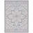Oriental Machine Washable Area Rug in Gray-87133152