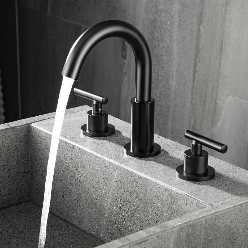 Robinet de salle de bain à large entraxe