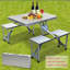 Avorie Rectangular Outdoor Camping Table - 85 cm W 65 cm D