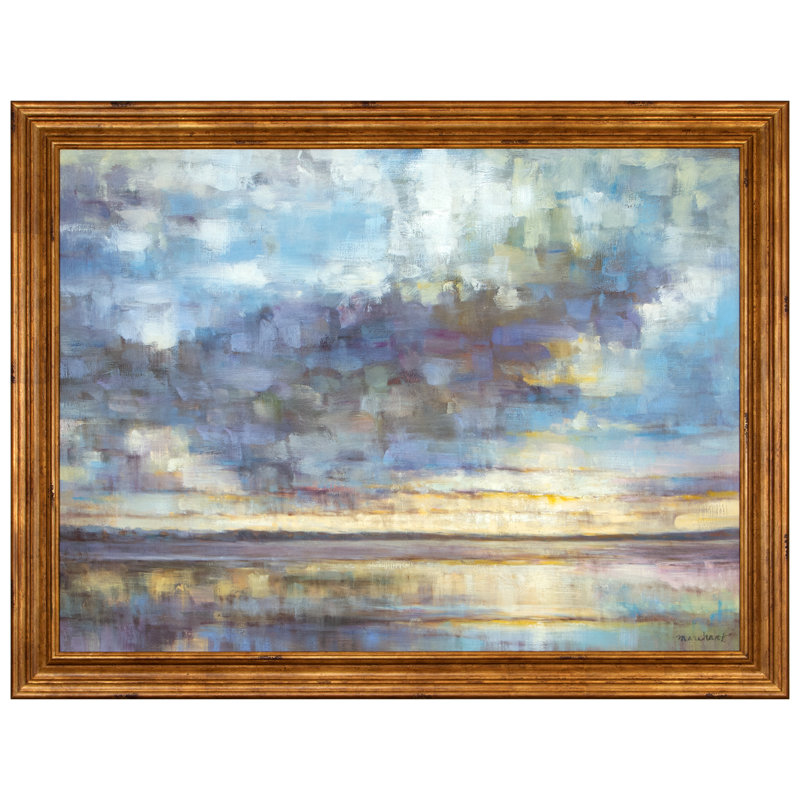 «Colorful Rain» par Marchant - peinture encadrée