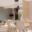 Angilina 3 - Light Black Cluster Pendant