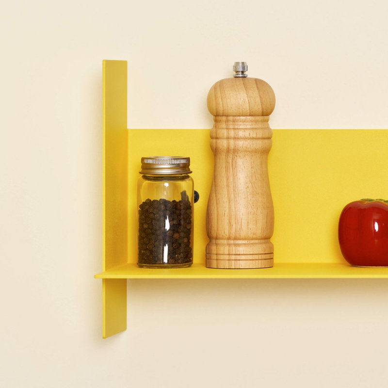PLI Wall Shelf, 11.8"W, Napoli Yellow