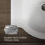 Veer™ Ceramic Pedestal Bathroom Sink with Overflow-19195676-46044463-10942335