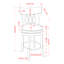 Tabouret pivotant H 39,75 po Ashritha-202584274-202584277