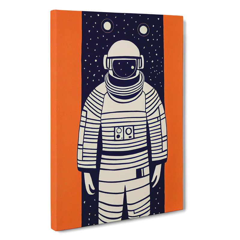 Astronaut Pop Art No.7 - Wrapped Canvas, 60cm H x 40cm W x 3cm D