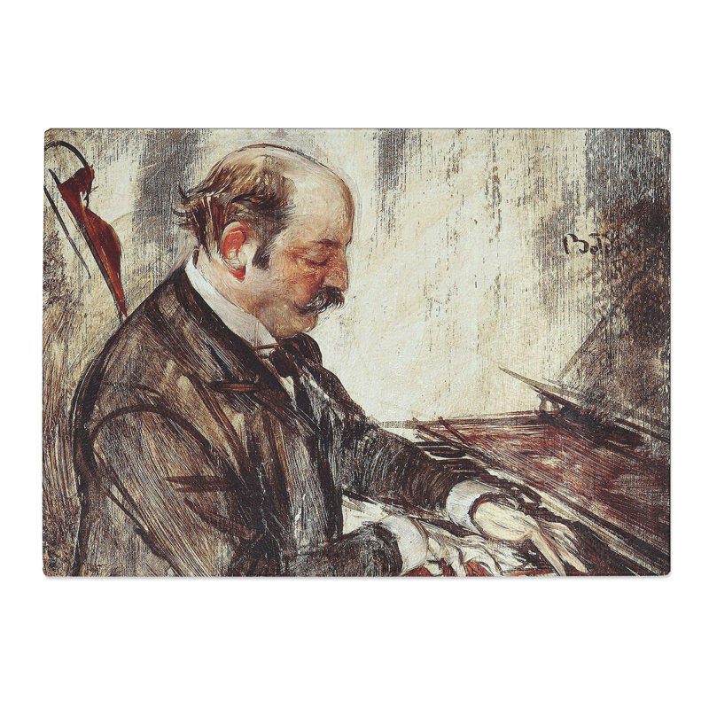 Giovanni Boldini the Pianist by Giovanni Boldini Chopping Board, 0.4cm H x 28.5cm W x 39cm L