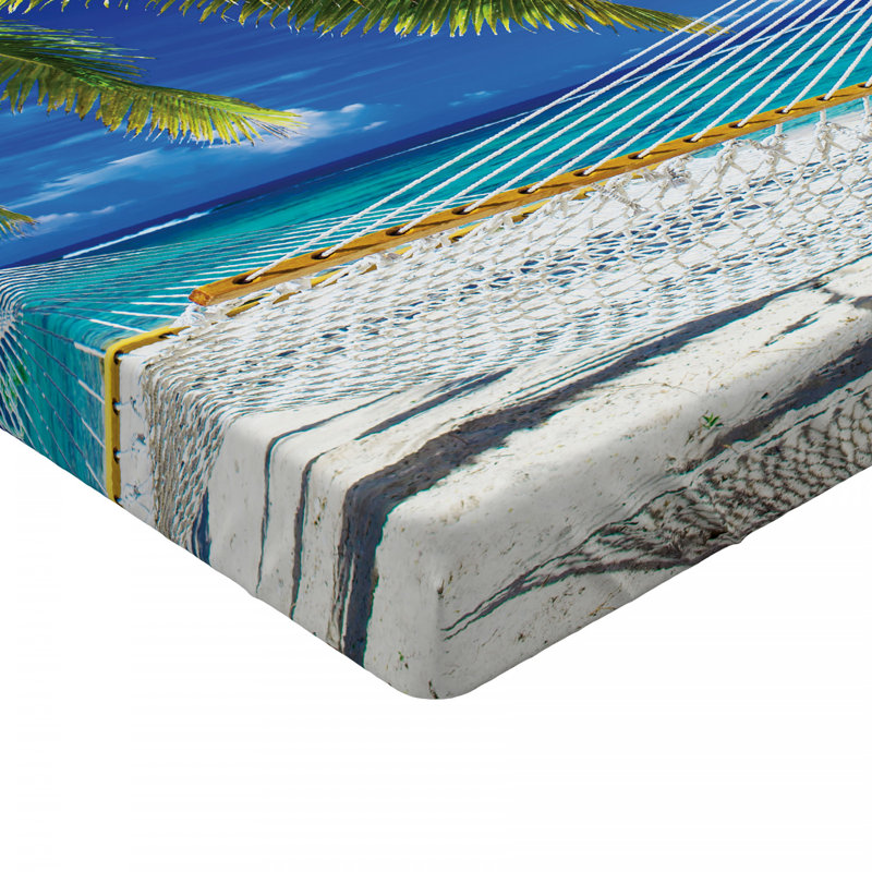 Microfiber Patterned Fitted Sheet, Full/Double Fitted Sheet