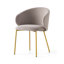 Tuka Upholstered Armchair with Metal Frame-448523001-448522983