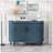 Jestene Modern Curved Sideboard 47.2-Inch Decorative Storage Cabinet Wooden Console Table Coffee Bar Cabinet-1325121338