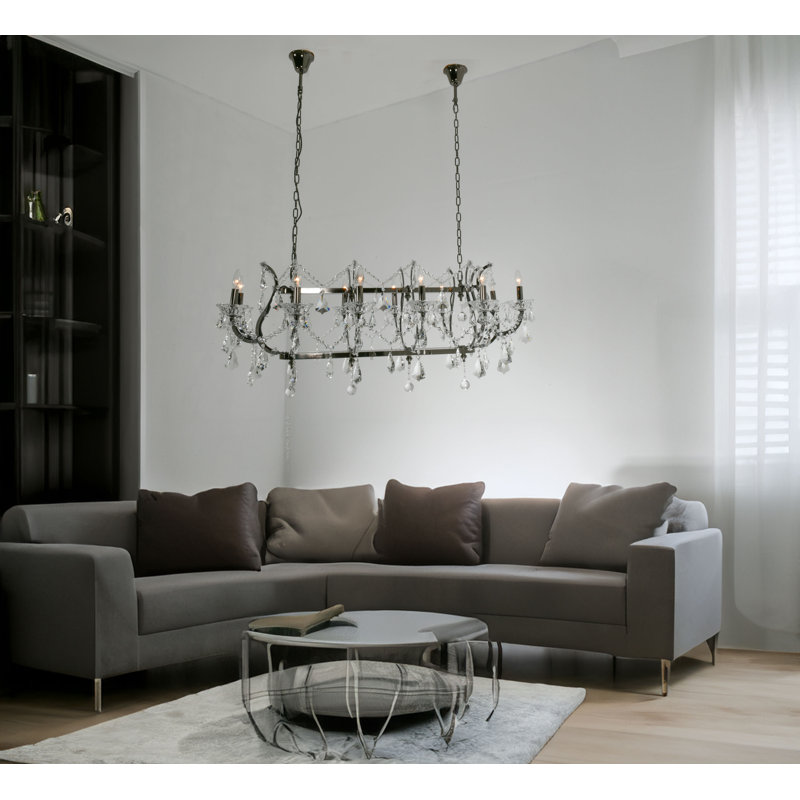 Diyar 12 - Light Geometric Chandelier