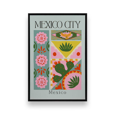 «Mexico City Folk Art», reproduction d'art sur toile 