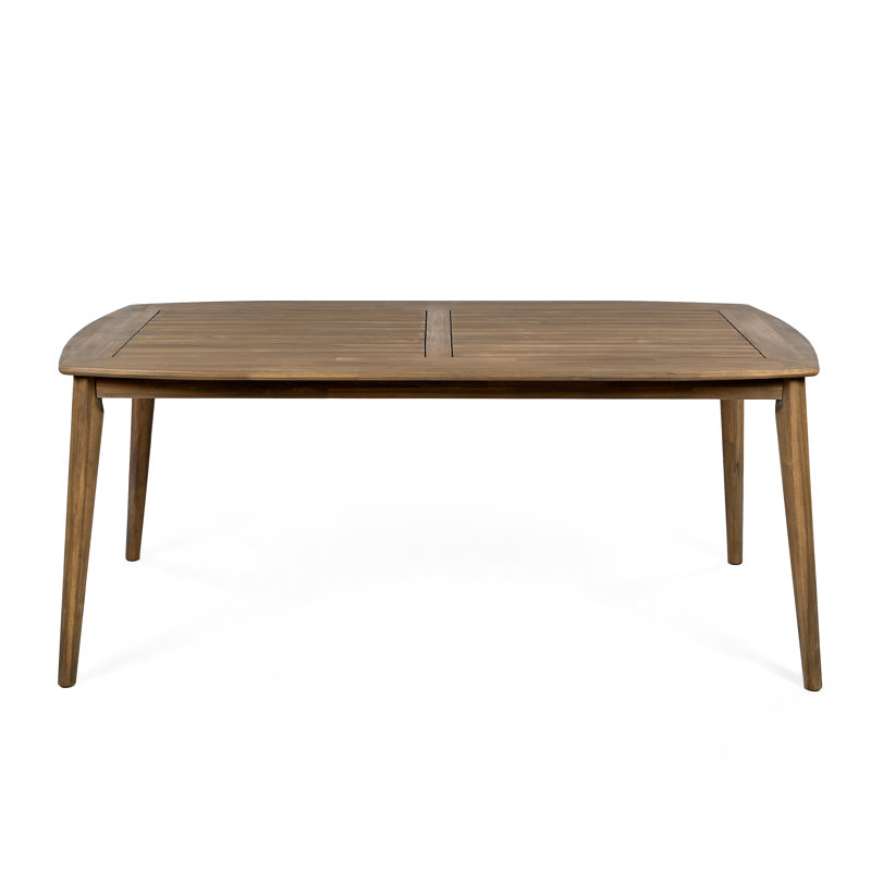 Table de salle à manger en bois d'acacia pour 8 personnes