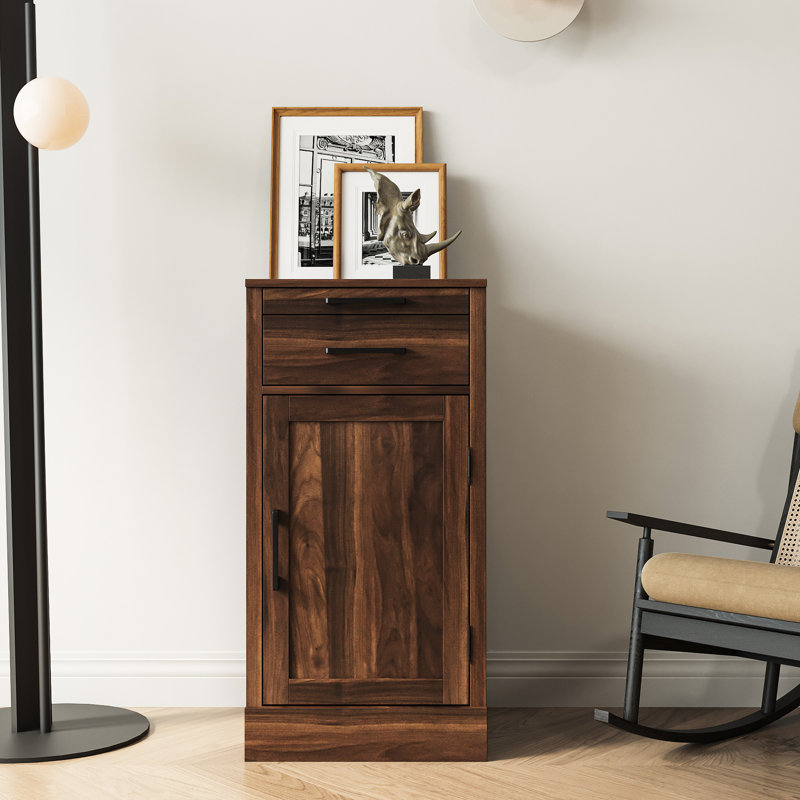 Armoire à vin en noyer avec buffet - faites une déclaration dans votre salle à manger