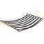 Hamac de bar en polyester matelassé pour 2 personnes avec support Mullin - noir / blanc-10600047-10600042