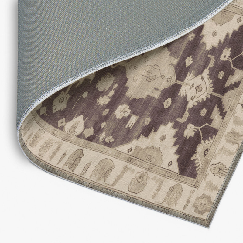 Tapis d'intérieur et d'extérieur surteint beige