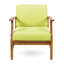 Ensemble de 2 chaises club Perla, vert