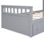Lit mezzanine simple et lit plateforme gris - Fonctionnel, attrayant et durable-1251727142