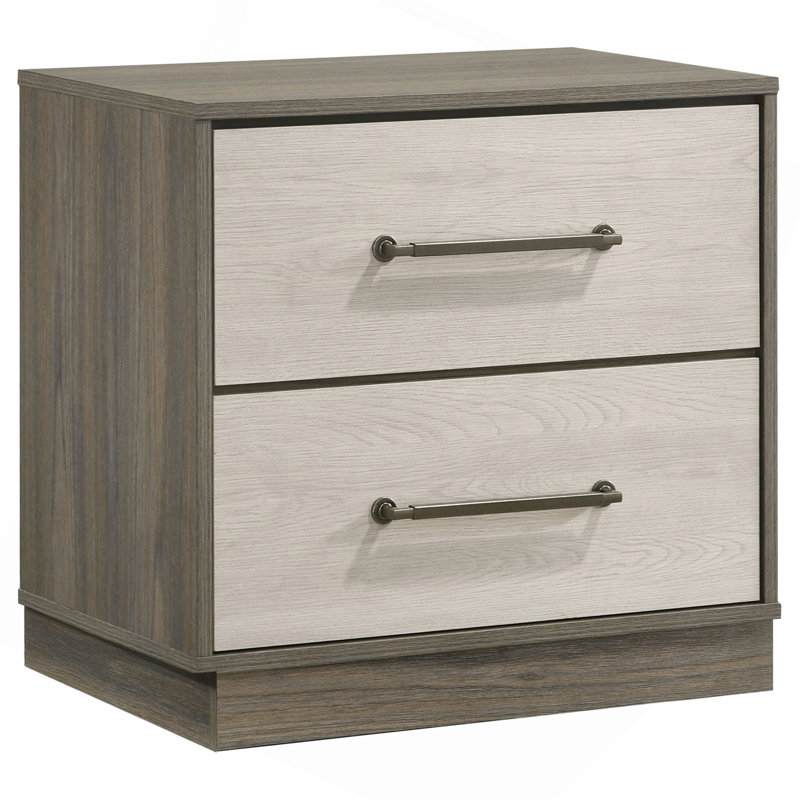 Table de chevet 2 tiroirs Edmondson